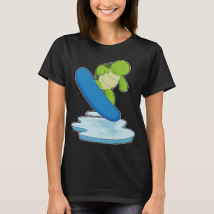 Turtle Snowboarder Snowboard T-Shirt