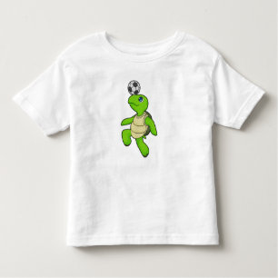 Turtle Soccer Player Soccer Kleinkind T-shirt