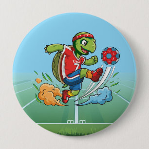Turtle-Soccer-Spieler mit Team USA Button