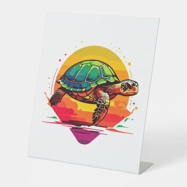 Turtle    sockelschild (Vorderseite)