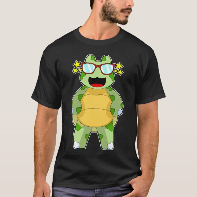 Turtle-Sonnenbrille T-Shirt (Vorderseite)