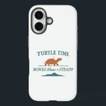 Turtle Time Moves Slow & Steady iPhone 16 Hülle<br><div class="desc">For keepers who understand time differently. Celebrate your shelled sage’s pace: where slow is sacred & steady is supreme. Breathe deep & embrace turtle time. 🐢⏳️🌿</div>