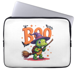 Turtle Tortoise Boo Witch Trick oder behandeln Hal Laptopschutzhülle