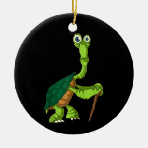Turtle Tortoise Remüde Funny Stehend Turtle Reti Keramik Ornament