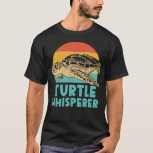 Turtle Turtle Flüsterer Retro Vintage T-Shirt