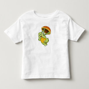 Turtle with Shell as Skydiver Kleinkind T-shirt