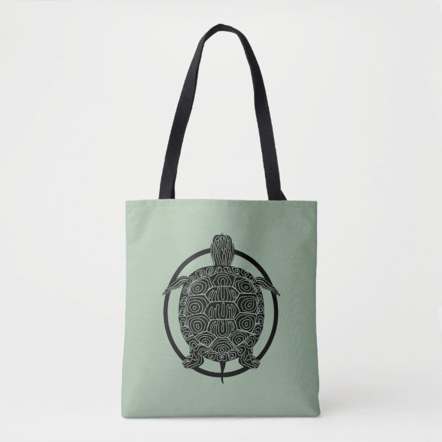 Turtle Zeichn - Wildlife Circle Series (Vorderseite)