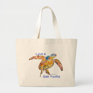 TurtleLove Jumbo Stoffbeutel