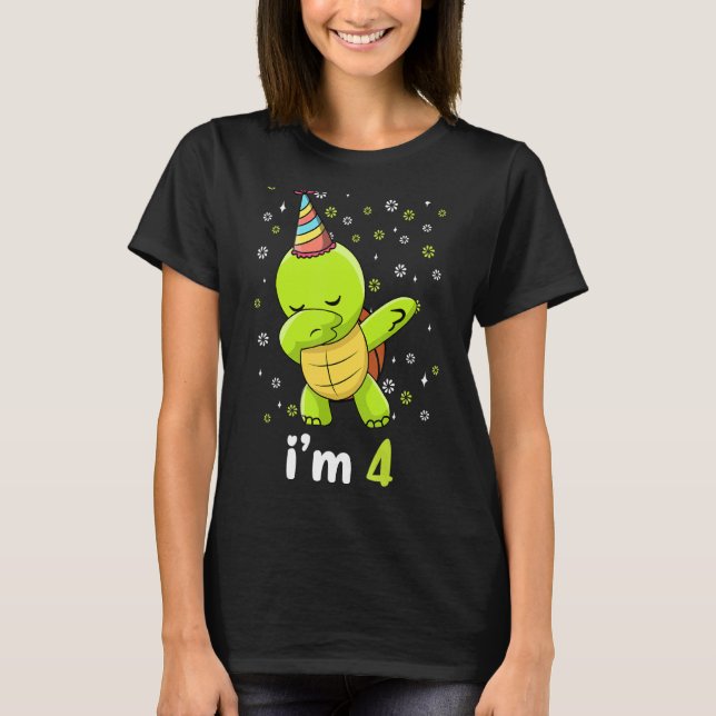 Turtles 10. Geburtstag T-Shirt (Vorderseite)