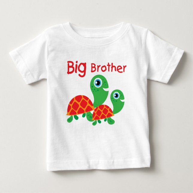 Turtles Big Brother Baby T-shirt (Vorderseite)