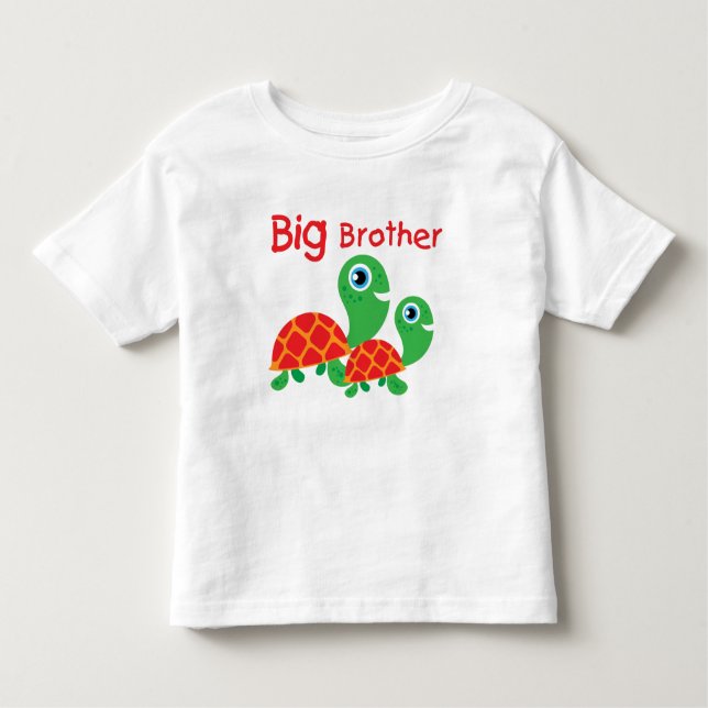 Turtles Big Brother Kleinkind T-shirt (Vorderseite)