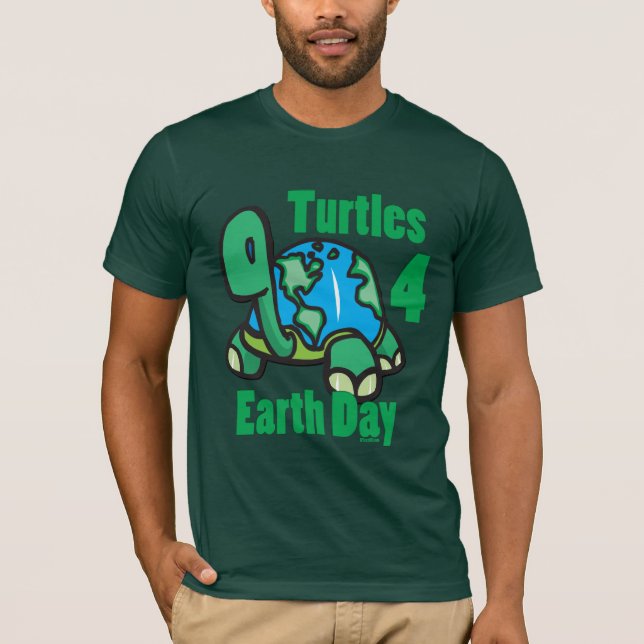 Turtles for Earth Day T - Shirt (Vorderseite)