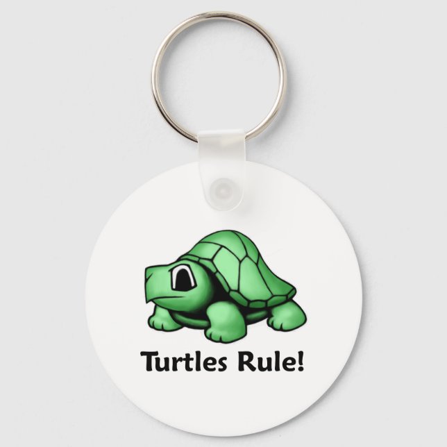 Turtles Regel! Schlüsselanhänger (Vorderseite)