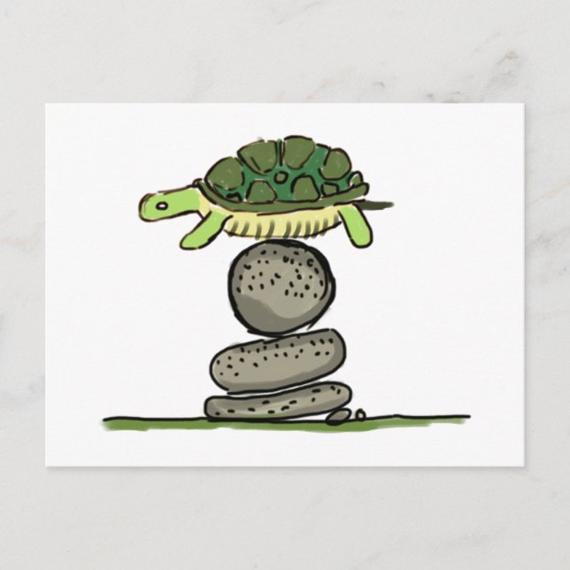Turtles Rock! Postkarte (Vorderseite)