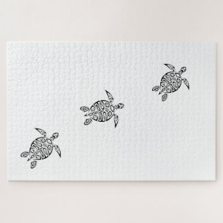 Turtles Tribal Tatoo Animal Puzzle