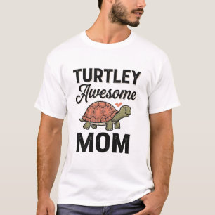 Turtley Awesome Mama Vintage-Schildkröten-Shirt-De T-Shirt