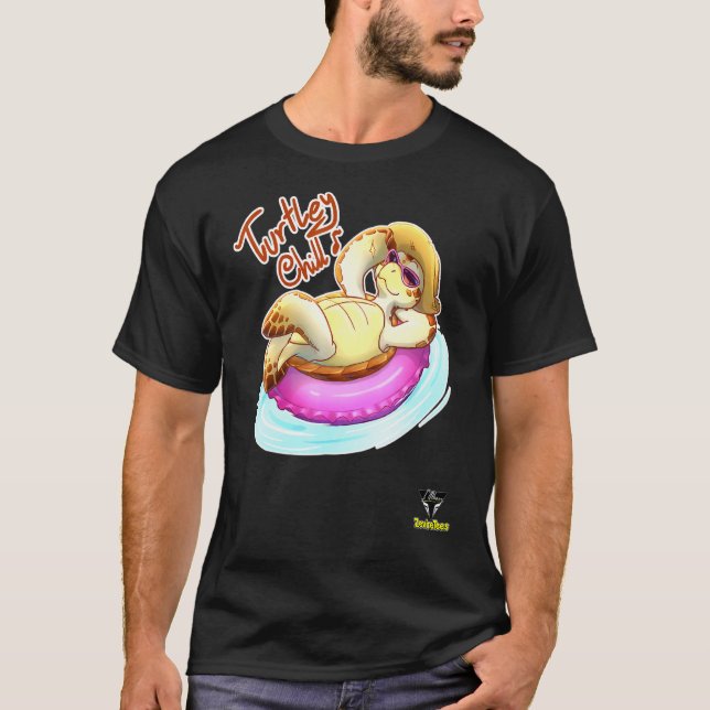 Turtley Chill A Totally Chill Turtle T-Shirt (Vorderseite)