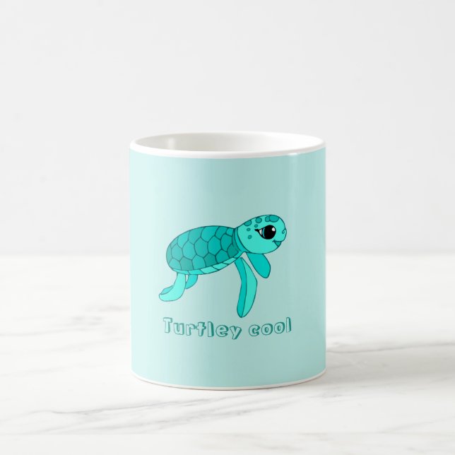 Turtley coole Meeresschildkröte Tasse (Mittel)