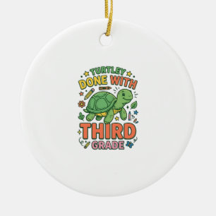 Turtley Fertig mit der dritten Klasse Schildkröten Keramik Ornament