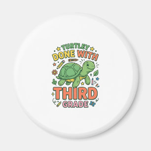 Turtley Fertig mit der dritten Klasse Turtle-Schul Magnet
