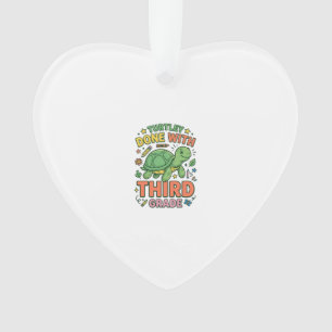Turtley Fertig mit der dritten Klasse Turtle-Schul Ornament