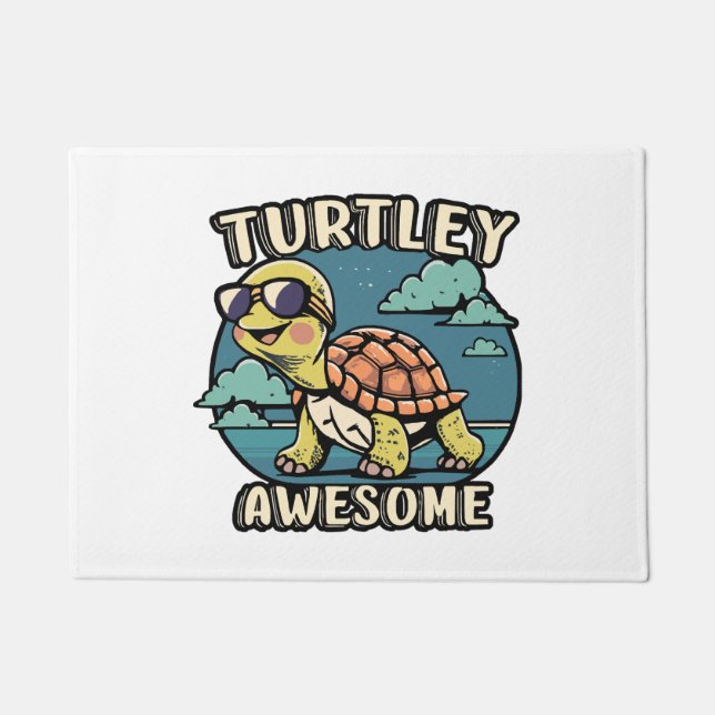 Turtley Großartig  Fußmatte (Vorderseite)