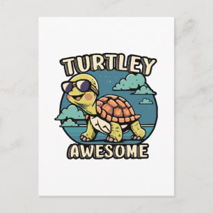 Turtley großartig  postkarte