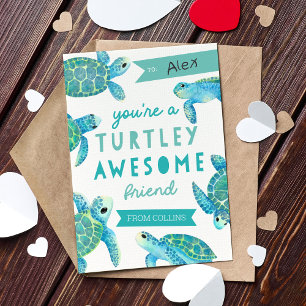 Turtley Phantastisch Classroom Valentinstag Card Einladung