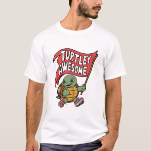 Turtley Phantastisch Flag Turtle T-Shirt