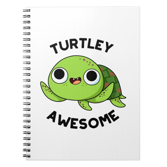 Turtley Phantastisch Funny Turtle Pub Notizblock (Vorderseite)