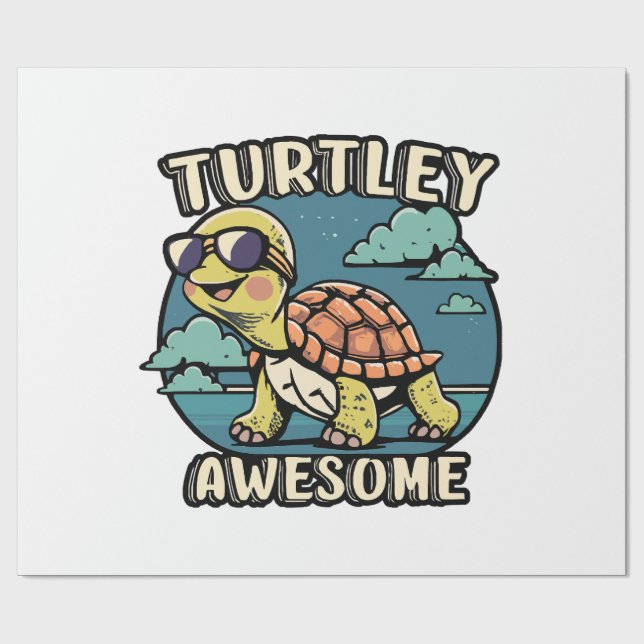 Turtley Phantastisch Geschenkpapier (Flach)