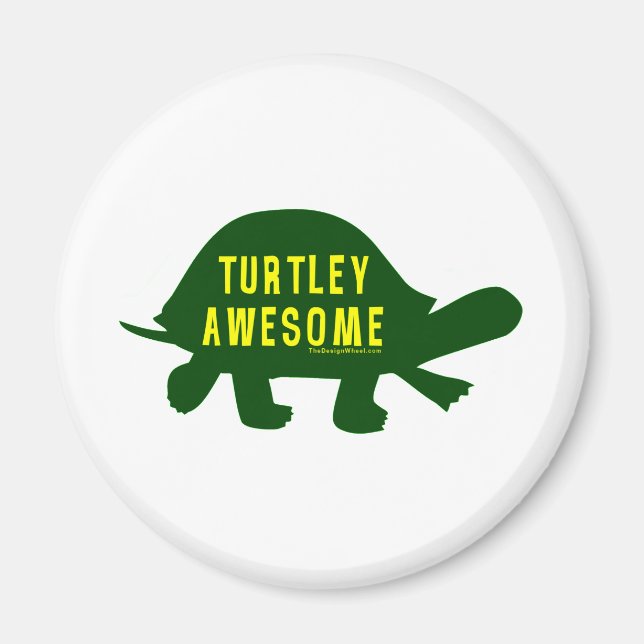 Turtley Totally Phantastisch Magnet (Vorne)