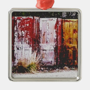 Türzaun Silbernes Ornament