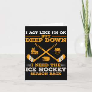 Tus so, aber tief drinnen braucht die Eishockeysai Karte