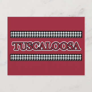 Tuscaloosa, AL Hahnentrittmuster - Postkarte
