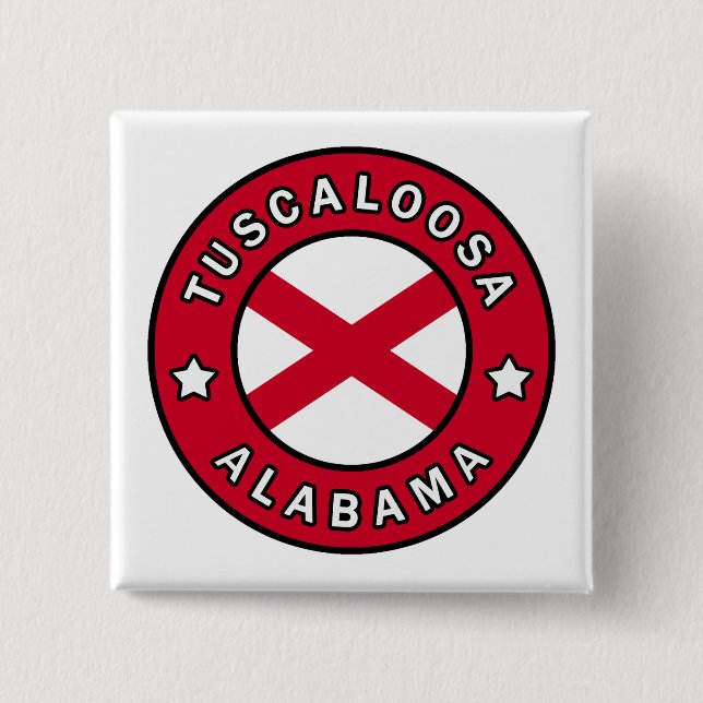 Tuscaloosa Alabama Button (Vorderseite)