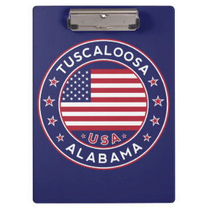 Tuscaloosa, Alabama Klemmbrett