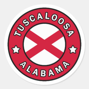 Tuscaloosa Alabama Runder Aufkleber