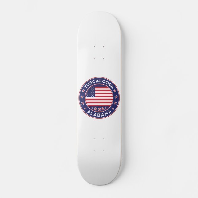 Tuscaloosa, Alabama Skateboard (Vorderseite)