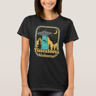 Tuscaloosa Alabama Ufo Alien Hunter Ironic 80er St T-Shirt