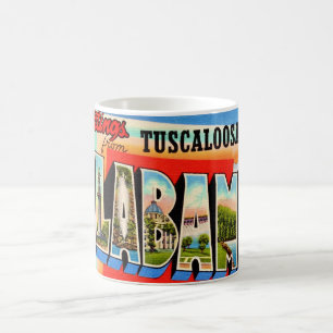 Tuscaloosa Alabama Vintage Postkarte Kaffeetasse