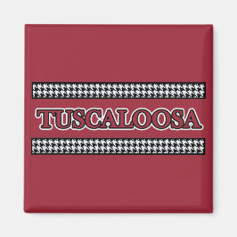 Tuscaloosa Hahnentrittmuster - Magnet