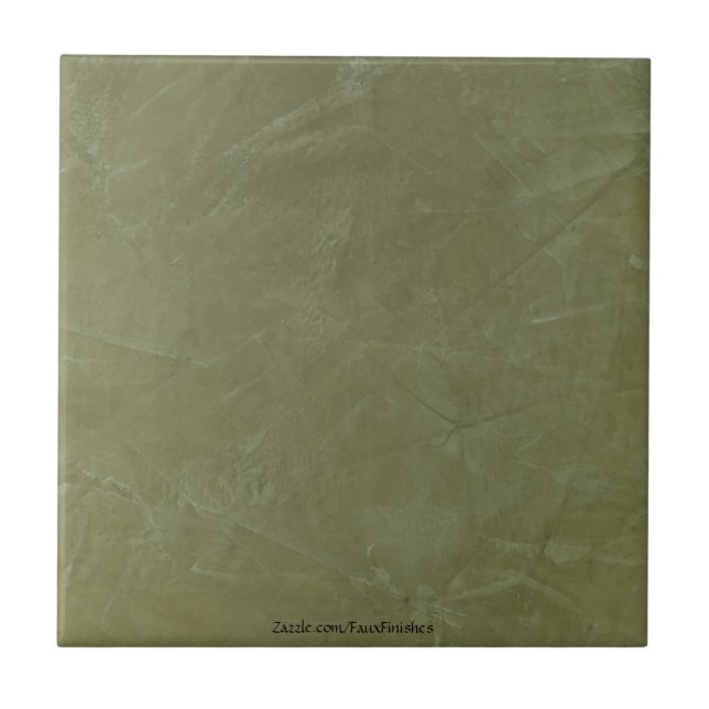 Tuscan Green Venezianisch Plaster Keramik Tile Fliese (Vorderseite)