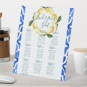 Tuscan Lemon Wasserfarbener Film Sockelschild