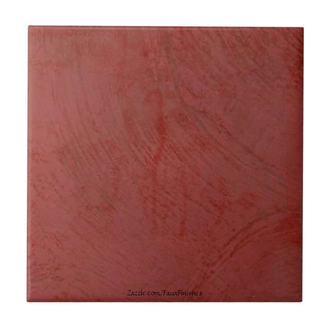 Tuscan Red Venezianisch Plaster Keramik Tile Fliese (Vorderseite)