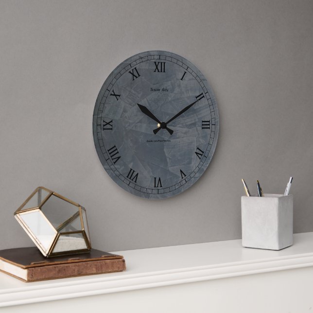 Tuscan Slate #Pinterest Wall Clock Große Wanduhr (Büro)