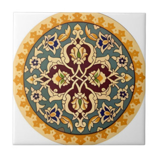 tuscan yellow green flower pattern tiles fliese