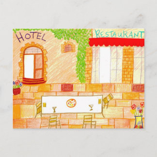 Tuscany Café Postkarte