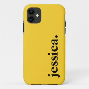 Tuscany Gelbe Farbe Eleganter Name Case-Mate iPhone Hülle
