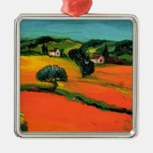 TUSCANY LANDSCAPE ORNAMENT AUS METALL